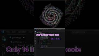 This Python Code Creates Pure Magic ✨Only 14 line code #coding #python #javascript #programming