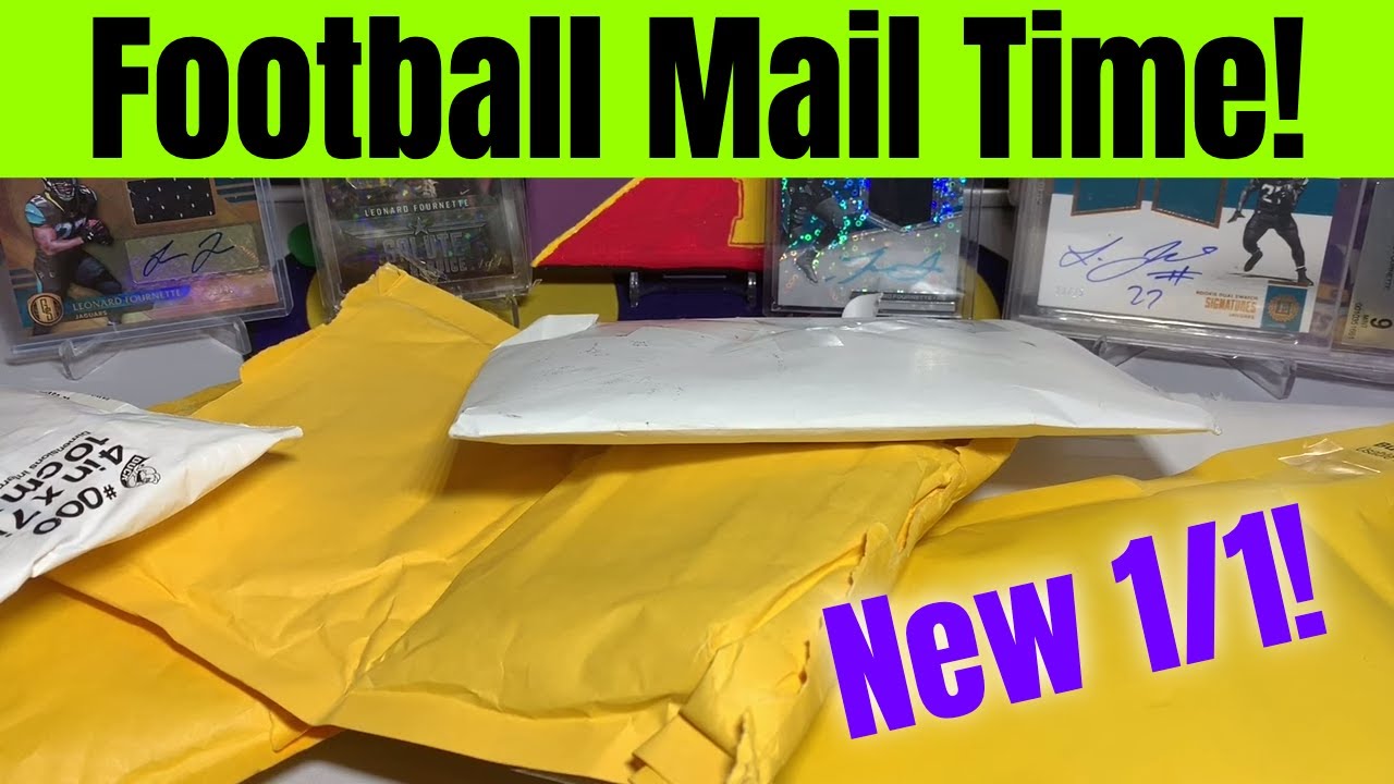 Awesome Football Mail Day! New One of One and Other Nice Pickups!