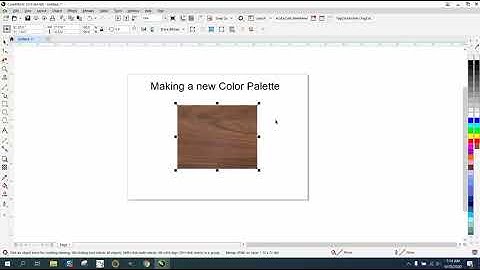 Corel Draw Tips & Tricks Making a new Color Palette and add colors