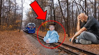 Padre arroja bebé a las vías del tren. APARECE UN PERRO Y HACE ALGO INCREÍBLE DEJANDO TODOS EN SHOCK