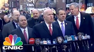 New York Gov. Cuomo Updates Press Following Times Square Explosion | CNBC