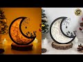 How to make paper cut moon box