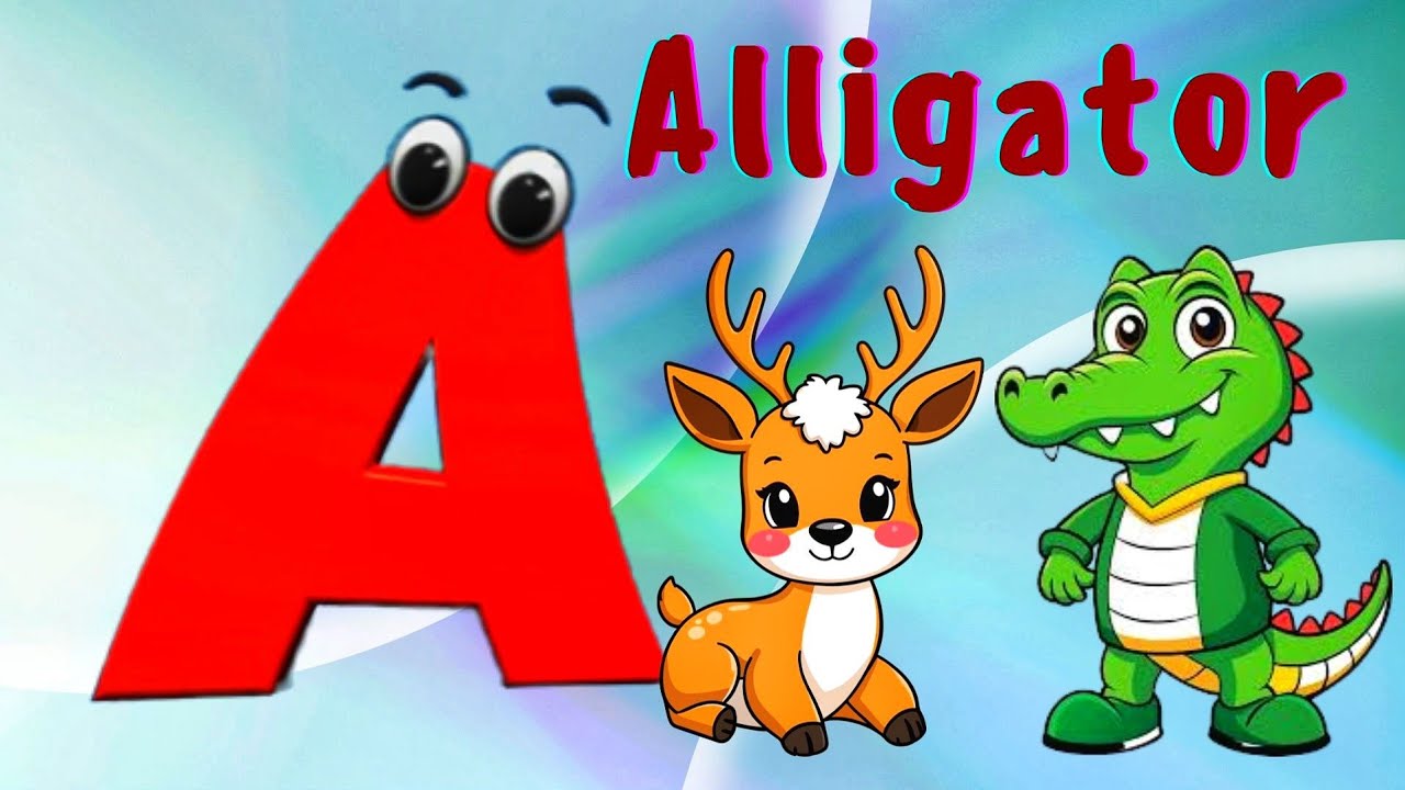 Animals for phonics song | for kids learning video ABC song | Nursery ...