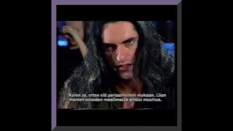 Peter Steele and Kenny Hickey at a Finnish TV in 1996 Type O Negative