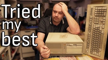 How NOT to repair a Commodore PC10-III
