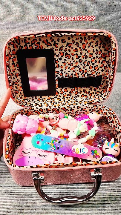 Satisfying with Unboxing & Review of fashion beauty makeup set #asmr