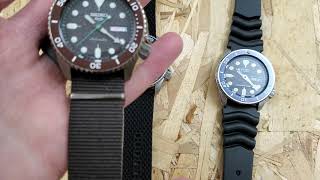 Seiko SKX vs 5KX, SKX009 and SKX171 vs SRPD93 and SRPD85
