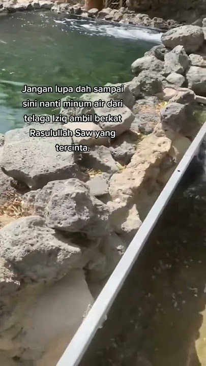 INILAH TELAGA IZIQ YANG ADA DI MADINAH TEPATNYA DI SEBELAH MASJID QUBA #madinah #umrah2022 #shorts