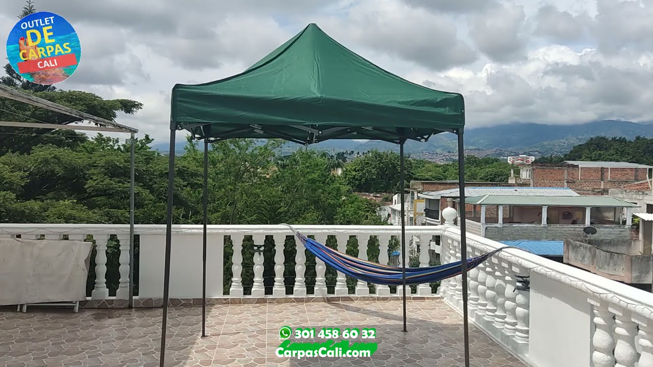 CARPA PLEGABLE DE 2X2 IMPERMEABLE - Venta de Carpas Toldos Parasoles en  Cali 