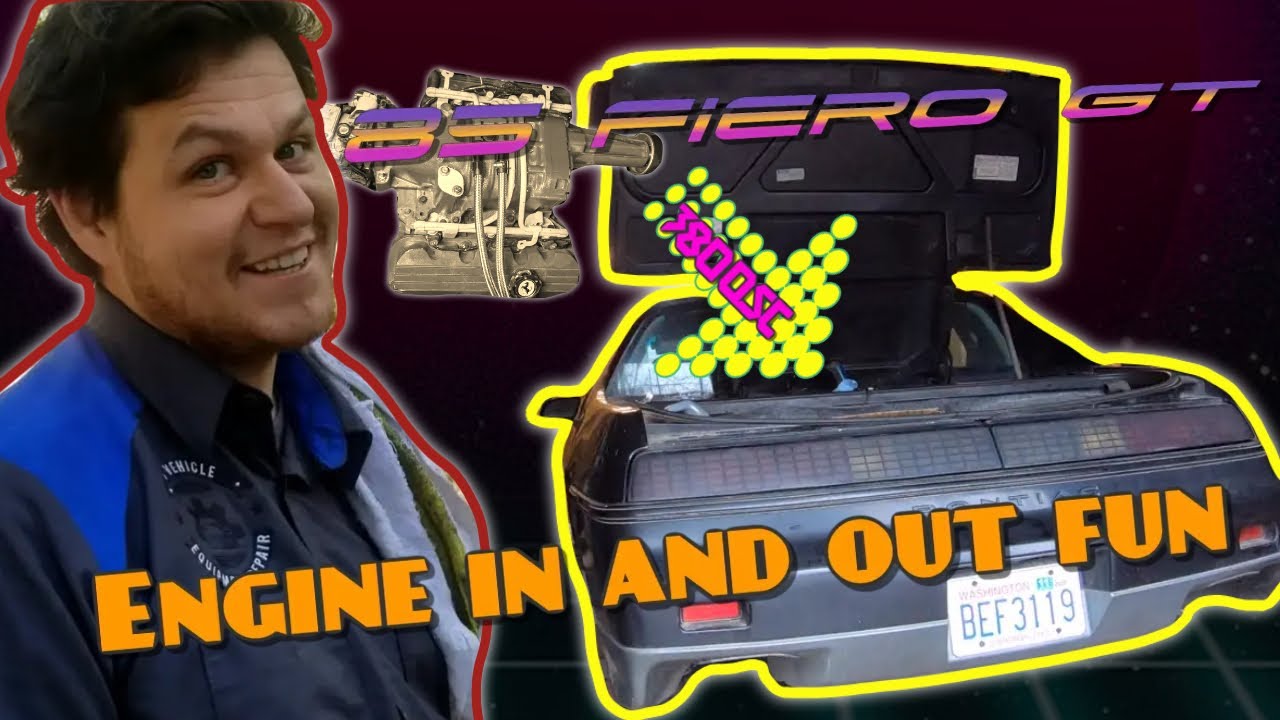 Problematic 85 Fiero GT 3800SC SWAP & F23 5 speed Manual New Music