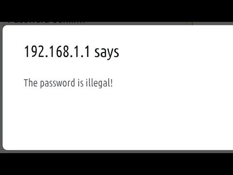 The password is illegal | How to change password in PLDT 2020