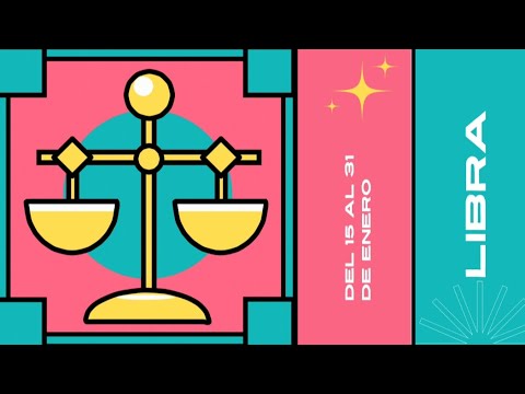LIBRA - TAROSCOPO DEL 15 AL 31 DE ENERO - YouTube