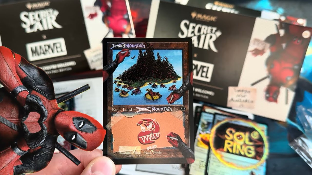 Deadpool Secret Lair Traditional Foil Opening - YouTube
