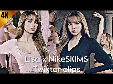 Lisa x NikeSKIMS Twixtor clips 🔥