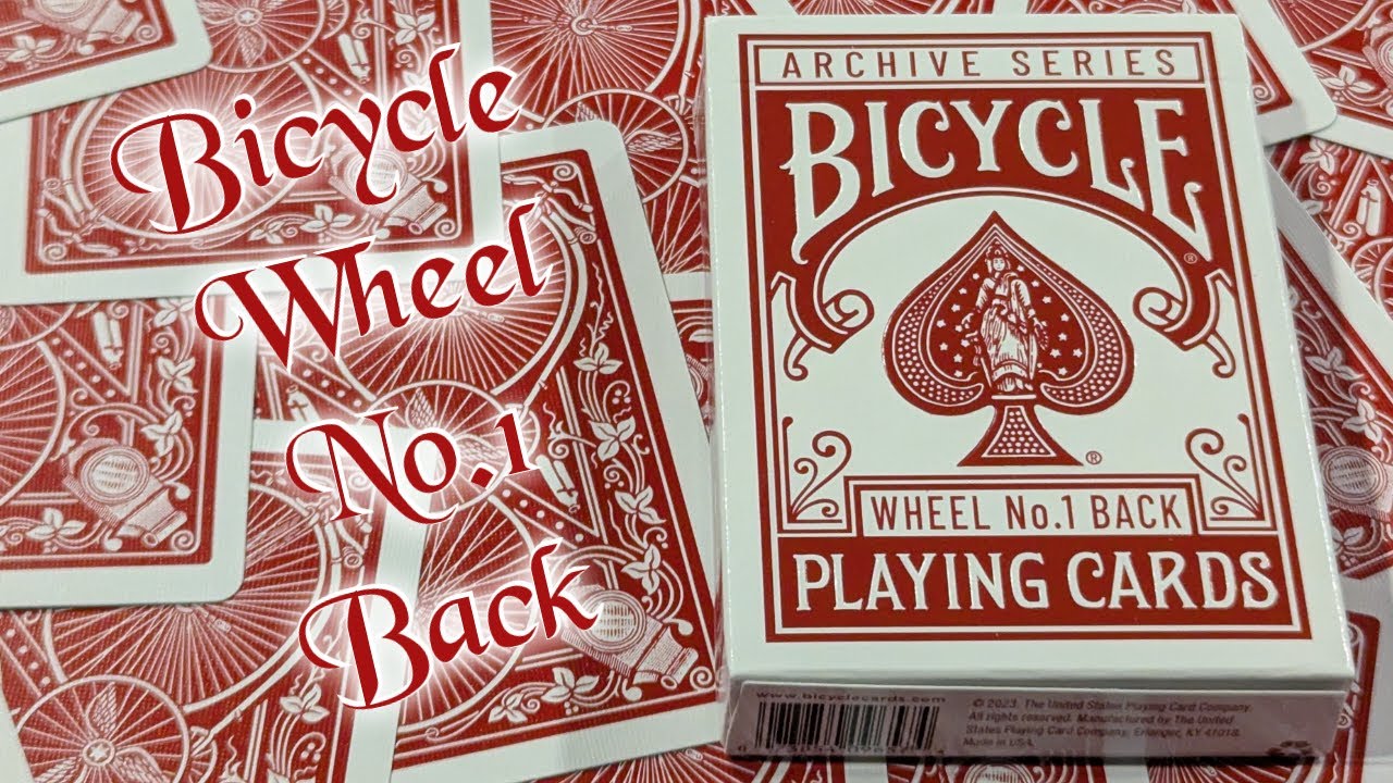 Daily deck review day 527 - Bicycle Archive Series Wheel No.1 Back