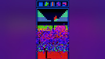I Tried the Hardest Tetris Level Ever! 🎮 #tetris #tetrisgame #tetris99 #tetrisplayers #shorts #games