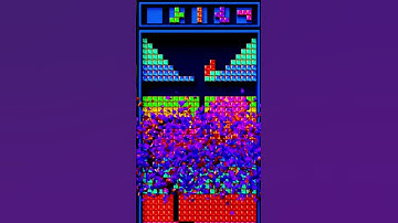 I Tried the Hardest Tetris Level Ever! 🎮 #tetris #tetrisgame #tetris99 #tetrisplayers #shorts #games