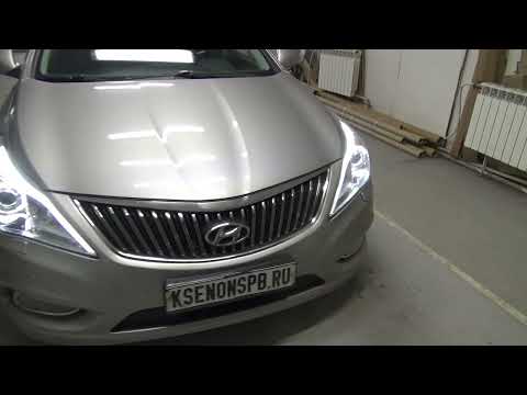 Hyundai Grandeur -ремонт LED ресничек