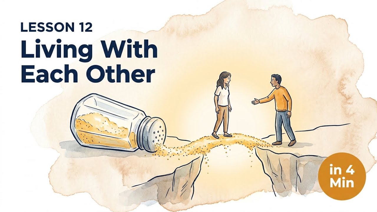 Full Lesson 12 in 4 Minutes: Living With Each Other Sabbath School ...