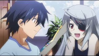 Dense Man and Little Girl Invitation