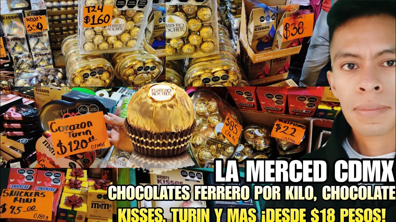 CHOCOLATE FERRERO, KISSES ESPECIAL, TURIN Y MAS PARA EL 14 DE FEBRERO EN LA MERCED CDMX DESDE $18 🥰 