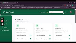 TaskPilot AI - AI Email & Task Management SaaS Platform Demo