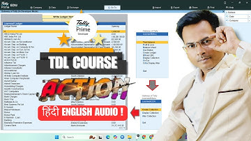 2025 Best Tally TDL Full Course | Action in TDL
