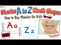 Phonics a z mouth shapeshow to say phonics for kids