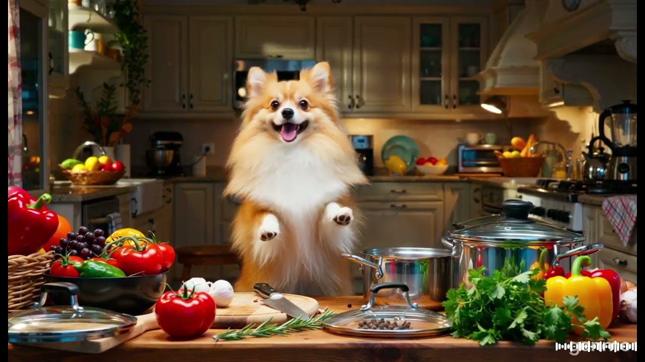 Волшебное время ужина от шеф-повара Помски, весёлая песня, детские видео для детей, детские песни...