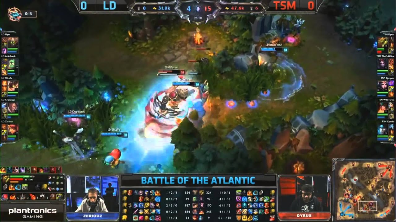 [LoL] Manmode Dyrus and TheOddOne 2v4