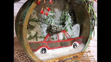 Create a scene for Tim Holtz Clock