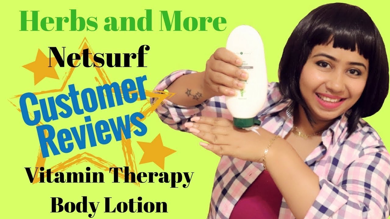 Netsurf Vitamin Therapy  Body Lotion Review