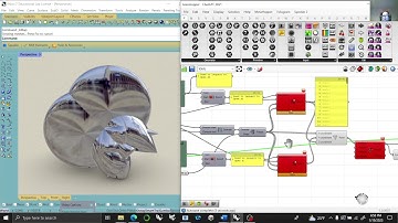 Using ChatGPT in grasshopper to create geometries with the expression node and three variables.