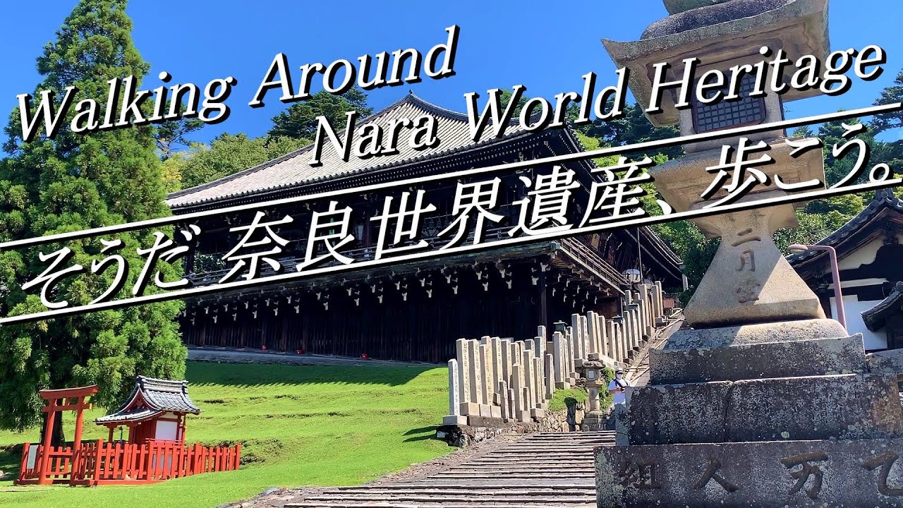 【奈良県奈良市】奈良を半日でまわるのなら！このコース！総散歩距離約11km。所要時間約5時間。2022年9月。