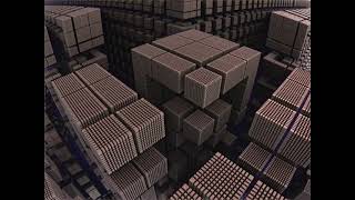 Fractal Cubes Symmetry Infinite Infinity Zoom