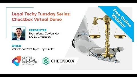 Legal Techy Tuesday Series: Checkbox Virtual Demo