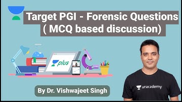 Target PGI - Forensic Questions ( MCQ based discussion) by Dr. Vishwajeet Singh