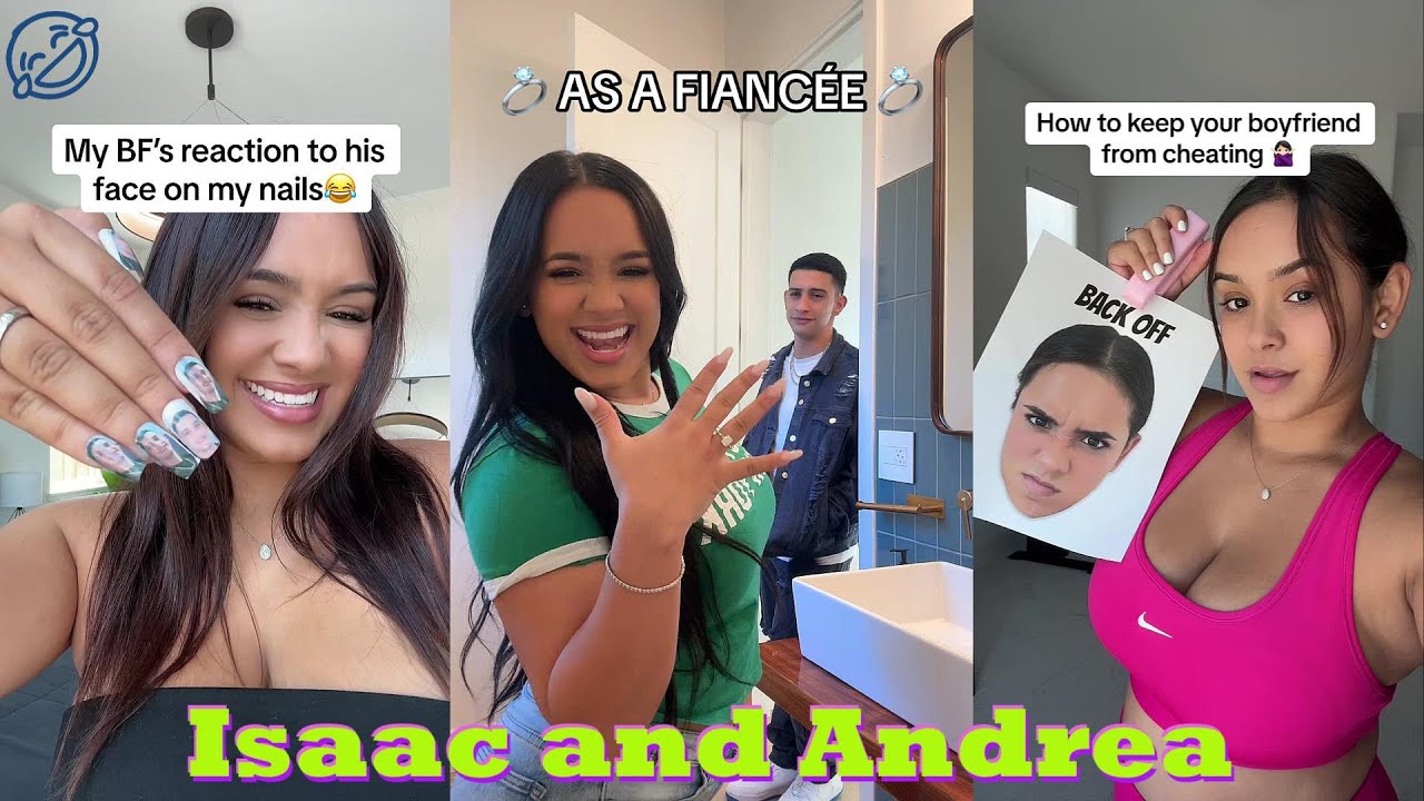 *1 HOUR* Funny Andrea Lopez TikTok 2025 | Best Isaac & Andrea Shorts