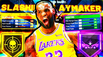 BEST SLASHING PLAYMAKER BUILD IN NBA 2K20. NEW OVERPOWERED LEBRON JAMES / POINT GUARD BUILD IN 2K20.