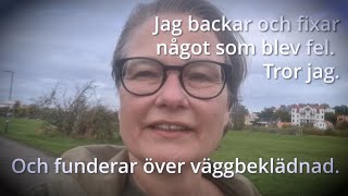 Fixar Husbilens Isolering Som Kanske Blev Fel. Funderar Över Väggbeklädnad Campervanbygget