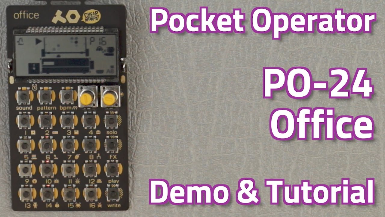 Teenage Engineering Pocket Operator PO-16 Factory - Demo
