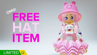 HURRY GET THIS SUPER CUTE FREE ROBLOX ITEM TODAY