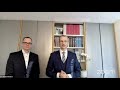 Begrung  dr martin welcker und dr florian popp