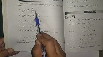 Partial Derivatives || Exercise-3.1|| Vector calculus || B.Sc 1st Year