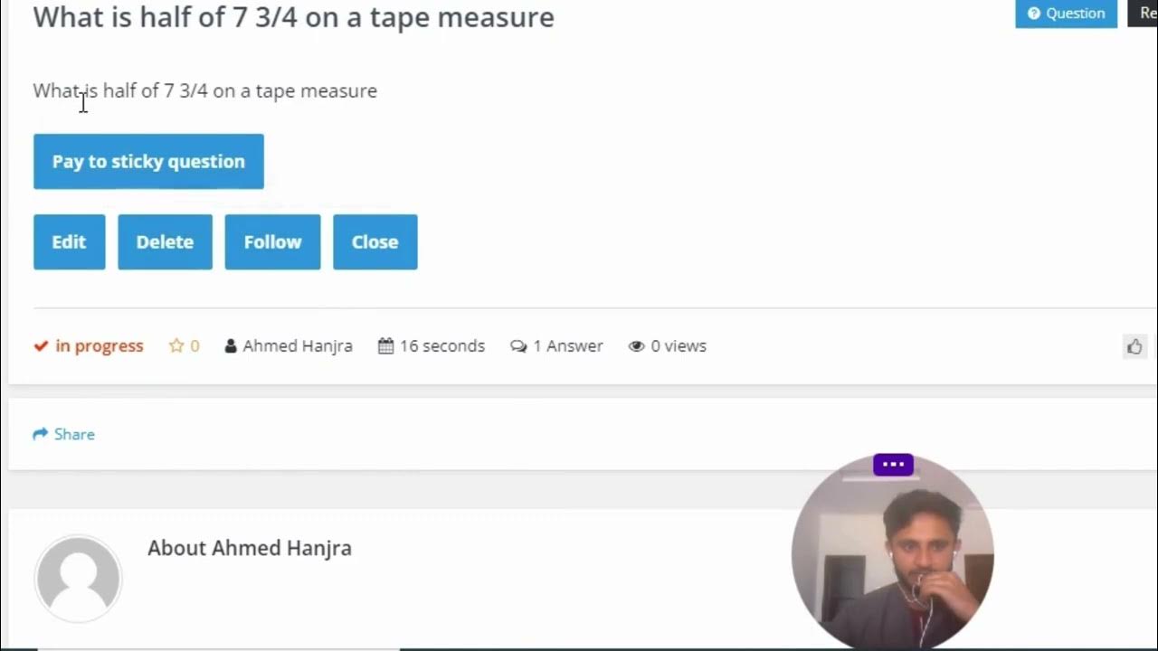 what-is-half-of-7-3-4-on-a-tape-measure-youtube