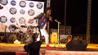 Zee Jm__ peformance at the Cliq urban music festival Buea.