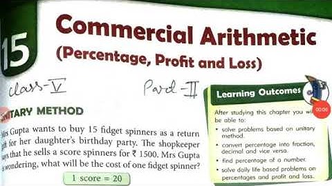 Class 5 Math cbse | Chapter 15 Commercial Arithmetic Part 2 | mkd agrim academy