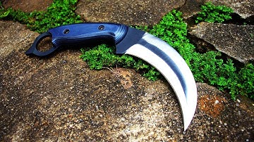 Making a Karambit knife from a Leaf Spring