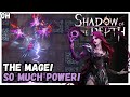 The mage has so much power shadow of the depth