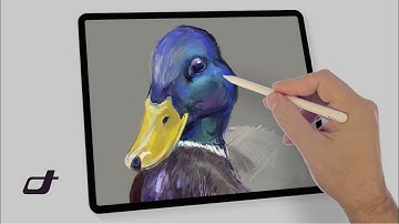 Digital Art: Drawing a Duck on iPad with Procreate